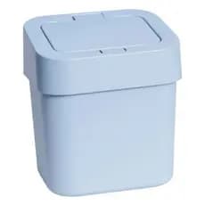 Lixeira Mini Multiuso com Tampa Click 4L - Resistente - Escritório, Penteadeira, Cozinha e Banheiro