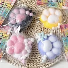 Brinquedos tab squishy Sensoriais patinha de Gato, sortidos, Soft PVC Presentes
