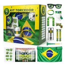 Kit De Torcida Para A Copa Do Mundo De 2026 Brasil 12 Itens