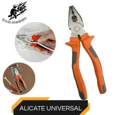 Alicate Universal 8" Multiuso com Cabo Isolado – Alta Resistência