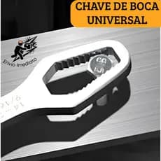 Chave de Boca Universal 8mm a 22mm Aço Cabeça Dupla Ultra Resistente = JG