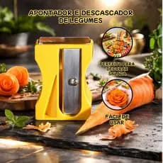 Apontador de Legumes Gigante Descascador de Legumes Cortador Criativo para Cozinha | Praticidade