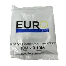 Fita Branca Split Pvc Sem Adesivo 10m X 0,10mm Euro Fitas