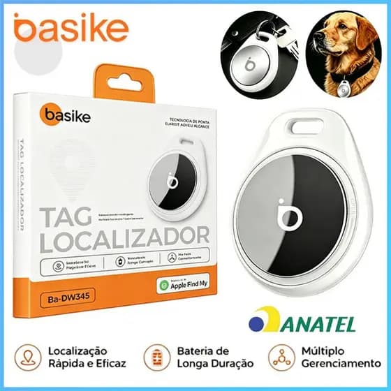 Basike airtag rastreador portátil anti-perda com localização gps，rastreador tempo real que funciona com apple，dw346