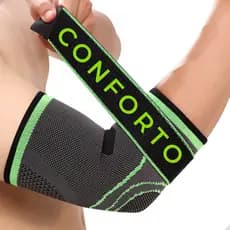 Kit 2 Cotoveleira Esportiva Ortopédica Alívio De Dores Proteção Cotovelo Compressão Ajustável