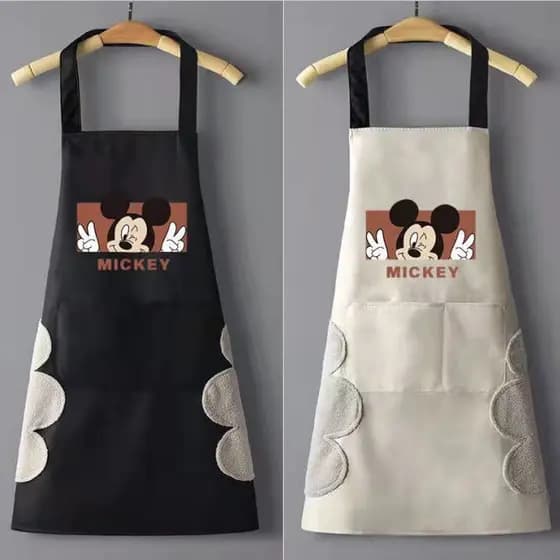 [Conjunto de 2 peças] Avental à prova d'água para cozinha doméstica, à prova d'água, à prova de óleo, bonito, novo estil