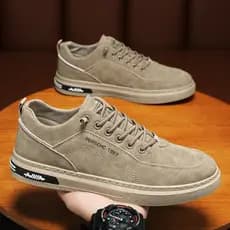 Novo estilo respirável na moda All-Match sapatos antiderrapantes esportes masculinos casuais