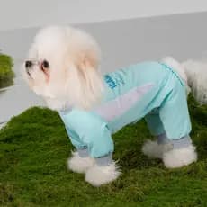 Primavera verão cão roupas de quatro patas roupas legais ao ar livre resfriamento prevenção de calor pequeno cão roupas