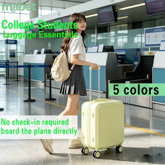 2026 estudante novo estilo superfície lisa/Feel de leite/carrinho mala pequena grande capacidade senha caso de embarque