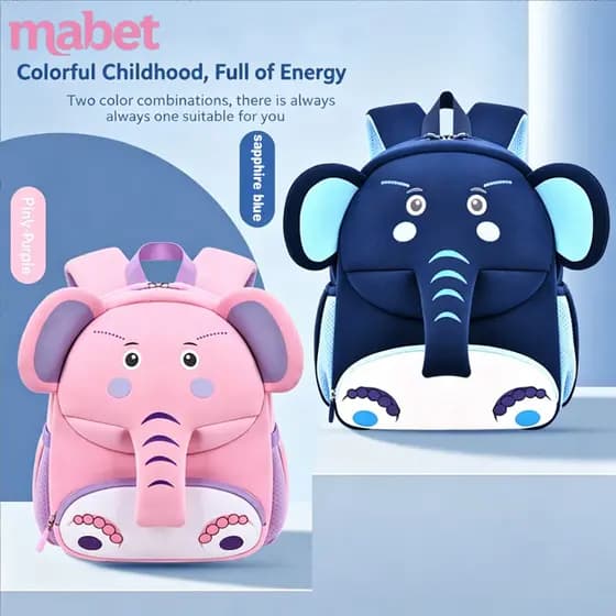 Nova mochila escolar de jardim de infância/Mini mochila infantil fofa de desenho animado/Material de mergulho mochila le