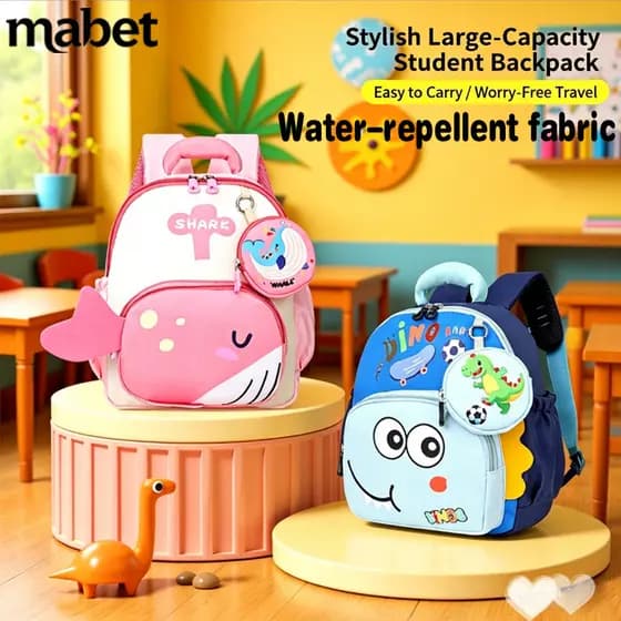 Crianças dinossauro baleia jardim de infância pequena mochila/crianças mochila/bonito leve/masculino feminino bebê mochi