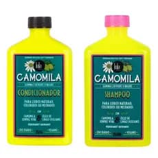 ✨ Kit Camomila Shampoo 250ml + Condicionador 250g 💛 Cabelos Iluminados 🌼 Lola Cosmetics Original