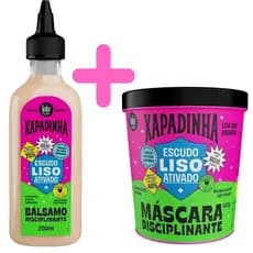 Kit Xapadinha Lola Cosmetics Bálsamo 200ml + Máscara 450g Alinhamento Capilar