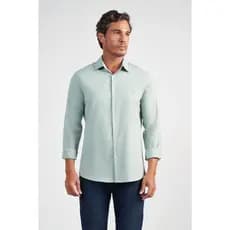 Camisa Clássica Masculina Acostamento