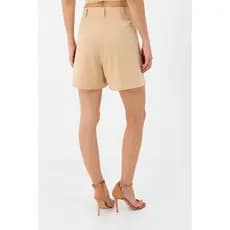 Short Alfaiataria Com Pregas ACT Feminino