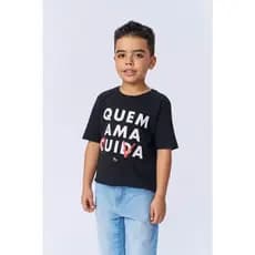 Camiseta Quem Ama Uiva Menino Acostamento Kids