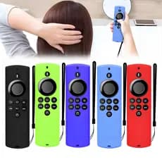 Capa Silicone Para Controle Remoto Amazon Fire TV Stick Lite Antiqueda