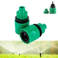 Engate Rápido Torneira Mangueira Micro 4mm 1/4 3/8 Irrigação Jardim Horta Gotejamento Nebulizador