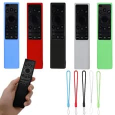 Capa Proteção Controle Remoto Smart Tv Samsung 4k 8k 16cm Solar Silicone Antiqueda BN59