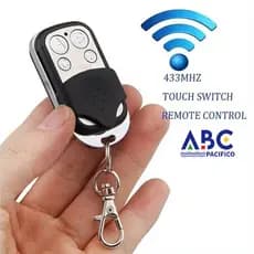 Controle Remoto Universal para Portão Elétrico Eletrônico Garagem com Chaveiro 433mhz 4 Botões
