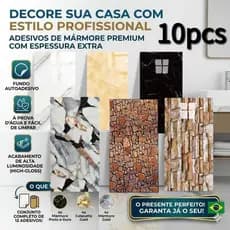 10pcs/Imitação De Telhas Decoração Adesivos Parede Autocolar Isolamento Acústico Impermeável Papel De Parede Decorativo