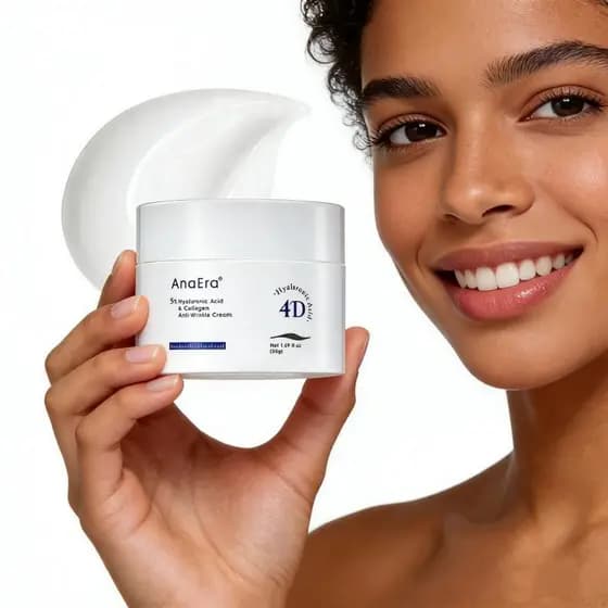 Creme De Tratamento Facial Reparação Profunda Hidratação Intensiva Com 5% Ácido Hialurônico Para Uso Diário Dia E Noite