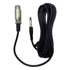 Cabo De Microfone 5 Metros Tomate MCB-015 P10 Macho X XLR Femea Canon Profissional Blindado Para Mesa De Som