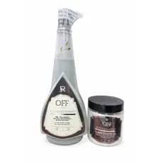 Kit Raiz Latina ON + OFF – Elixir de Carvão 1l + Reposição Lipídica 500g | Hidratação e Reconstrução Profunda