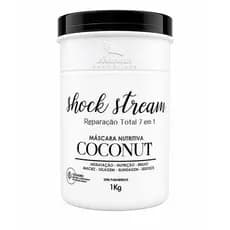 Máscara Capilar Coconut 1kg Shock Stream Aramath – Hidratação Nutrição Brilho 7 em 1