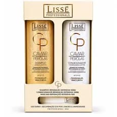 Kit Lissé Caviar & Pérolas – Reparação Intensiva, Hidratação Profunda e Brilho Absoluto