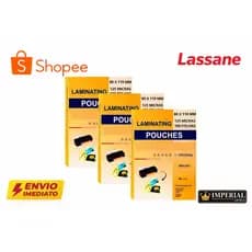 Kit 300 Plástico RG 80x110 125 Micras Plastificação Documento Identidade Alta Qualidade