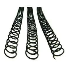 Espiral Para Encadernação Preto 09mm Para 50 Folhas A4 100un LASSANE