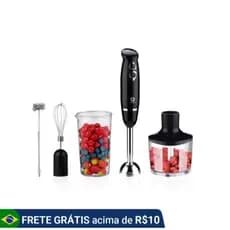 COIBEU Mixer Power Inox 5 Em 1 600w Batedor Processador 127V