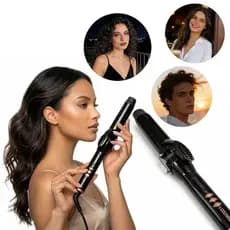 Modelador de Cachos Cerâmico 32mm 200ºC Bivolt Preto – Profissional, Fácil e Rápido