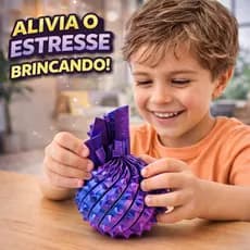 Brinquedo Sensorial Anti Stress 3D Fidget Toy | Giratório Relaxante Ansiedade Criança Adulto Colorido Terapêutico