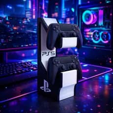 Suporte Controle PS5 | Organizador Gamer  controle PS5 console PC decoração gamer Gabinete Joystick rgb gamer