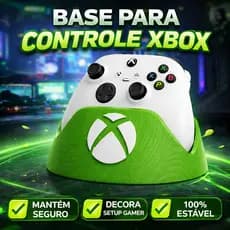 Base Suporte para Controle Xbox Organizador Controle Xbox One Series S X Stand Gamer Porta Controle Decoração Setup Game