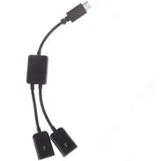 Cabo Usb Femea / Type C  Tipo C Y/ Otg 2 Em 1  adaptador novo