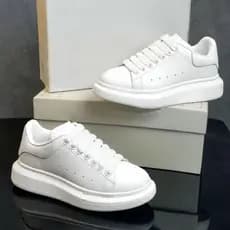 Tênis Masculino Baixo - Preto/Branco Sapatos Casuais para Todas as Estações com Bico Redondo & Solado de PVC