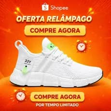Tênis Respirável Branco e Confortável Esportivo Pro Corrida Treino Academia Speed Run Leve 33Y Importado
