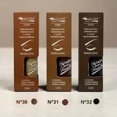 MASCARA PARA  SOBRANCELHAS E CILIOS, MULTIFUNCIONAL MAX LOVE, PREENCHE E DEFINE.