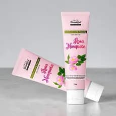Máscara Facial Rosa Mosqueta 50ml - Regenera, Hidrata e Renova