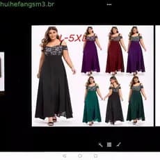 Mulheres Plus Size Vestidos Ombro Frio Floral Lace Maxi Party Evening Cs Verão Casual Vestido Longo L-5XL Robe Vestidos