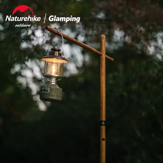 Naturehike Naturehike suporte de luz para acampamento ao ar livre, poste de luz portátil removível, cabide de iluminação