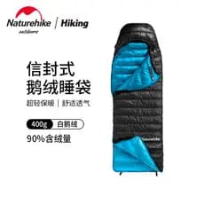 NH norueguês para baixo saco de dormir adulto ao ar livre inverno engrossado acampamento Ultra-leve portátil à prova de