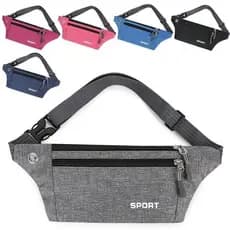 Nova bolsa de cintura à prova d'água masculina e feminina de grande capacidade multifuncional caixa registradora carteir