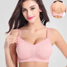 Novo estilo mulheres grávidas sem fio fivela frontal tamanho grande sutiã de enfermagem amamentação ajustável Push-up su