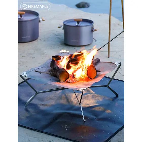 Fogo bordo arco-íris Ultra-leve incinerador portátil fogão de churrasco Rack acampamento Beacon mesa ao ar livre leve do