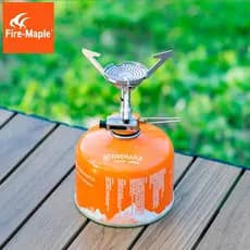 Fengfeng Qingfeng integrado Mini fogão pequeno campo acampamento fogão a gás caminhadas ao ar livre fogão portátil tanqu