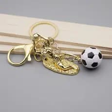 Mini medalha de ouro goleiro de futebol pequeno pingente criativo fã presente futebol atleta competição presente